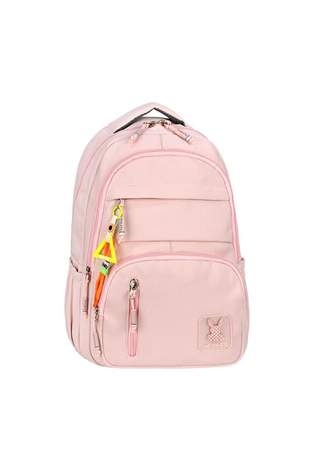 Water Repellent Anti-Sweat Fabric High School and Middle School Backpack Daily Bag Pink