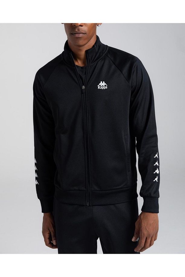 Authentic Joe Erkek Siyah Regular Fit Fermuarlı Eşofman Üstü - 3