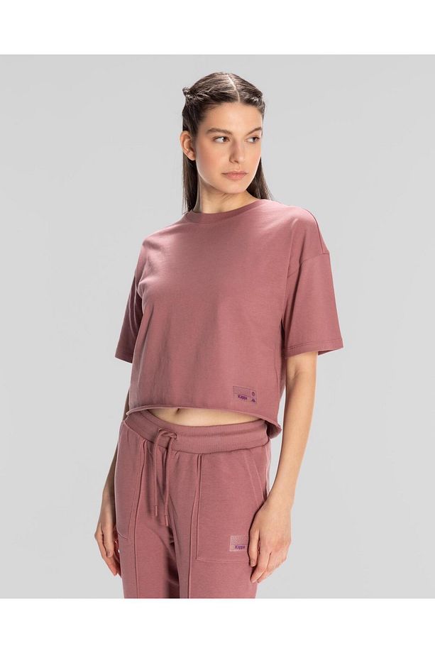 Authentic Lily Kadın Gül Kurusu Regular Fit Tişört - 2