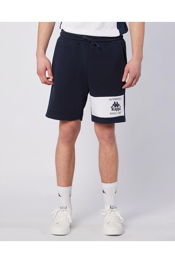 Tony Short Erkek Lacivert-Beyaz Regular Fit Şort - 1