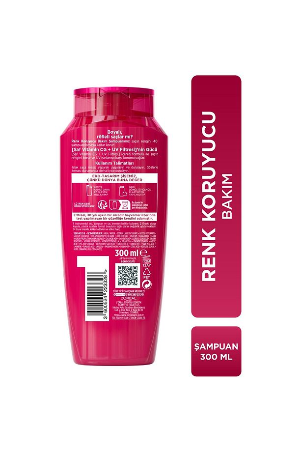 Şampuan Color Vive Renk Koruyucu Bakım 300ml - 8