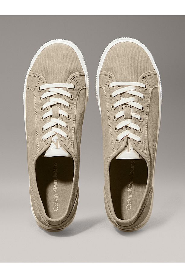Canvas Low Profile Trainers - 3