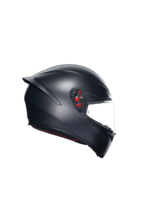 K1 S Mono Matt Black Kapalı Kask - 4
