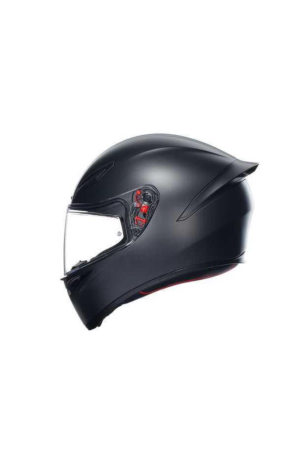 K1 S Mono Matt Black Kapalı Kask - 3