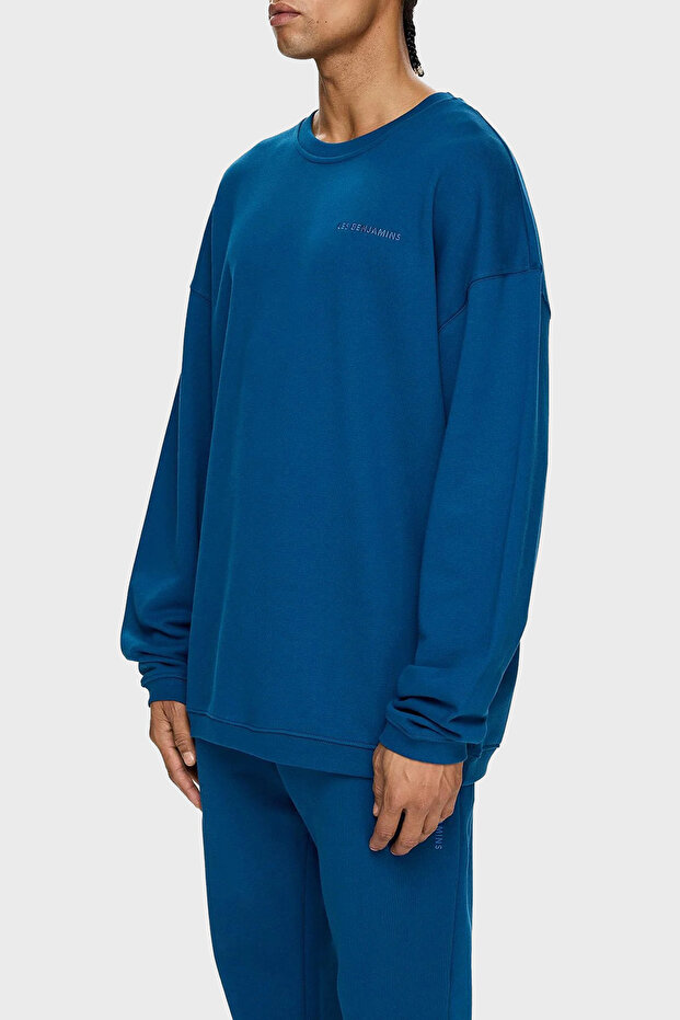 Cotton Oversize Crew Neck Sweat Men's Sweat Lb24Fwessmusw