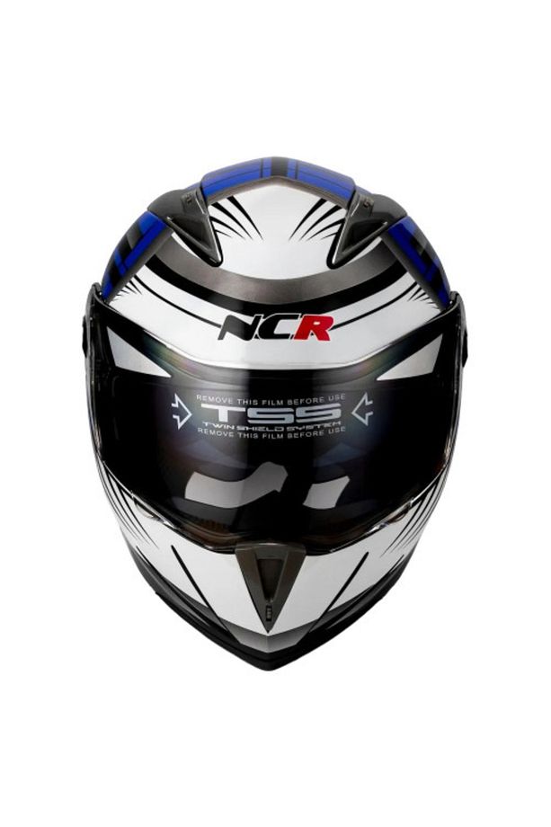 Çene Açılır Kask Gri Mavi - 3
