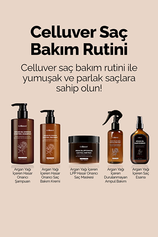Argan Yağı İçeren Hasar Onarıcı Şampuan - 5