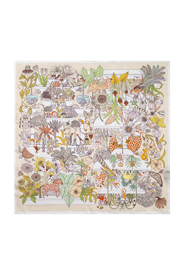 (53 X 53) Pure Silk Scarf