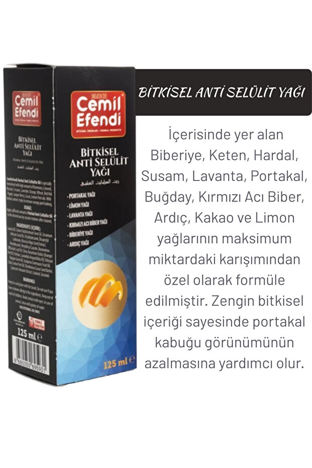 Selülit Yağı Bitkisel 125 ml - 2