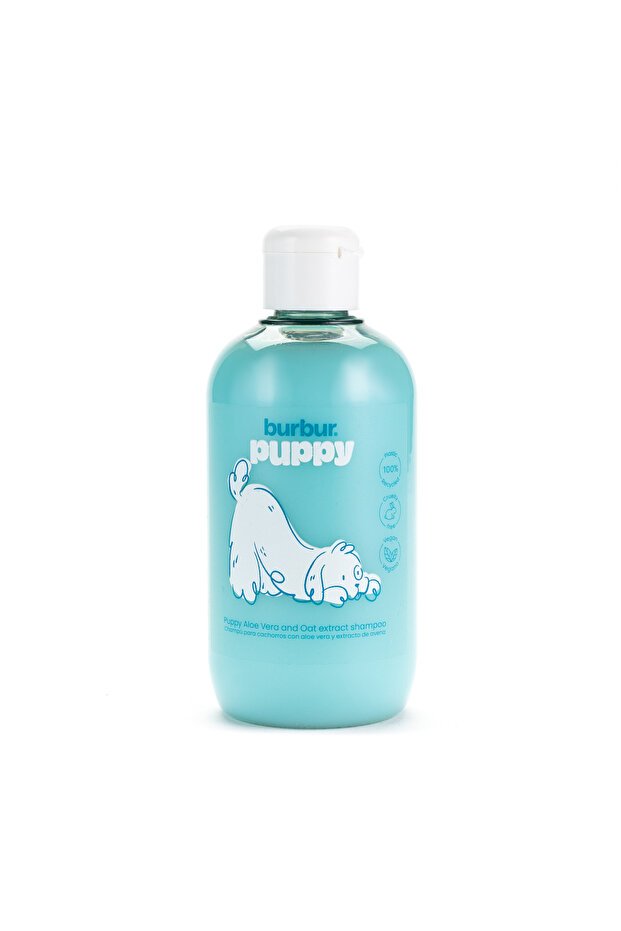 DOG AND CAT SHAMPOO. Burbur Puppy Aloe Vera & Oat Shampoo (400 ml). Made in Spain