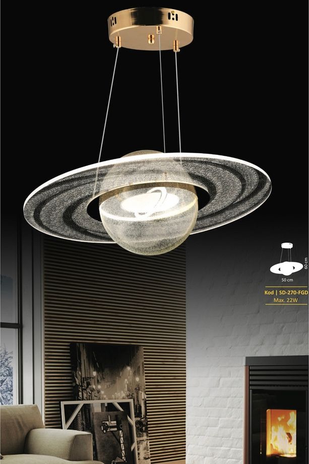 Modern Spaces Led Sarkıt Avize Şık Görsellik Katar - 1