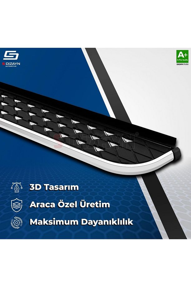 S-Dizayn BYD Seal U Diamond Krom Yan Basamak 193 Cm 2022 Üzeri - 4