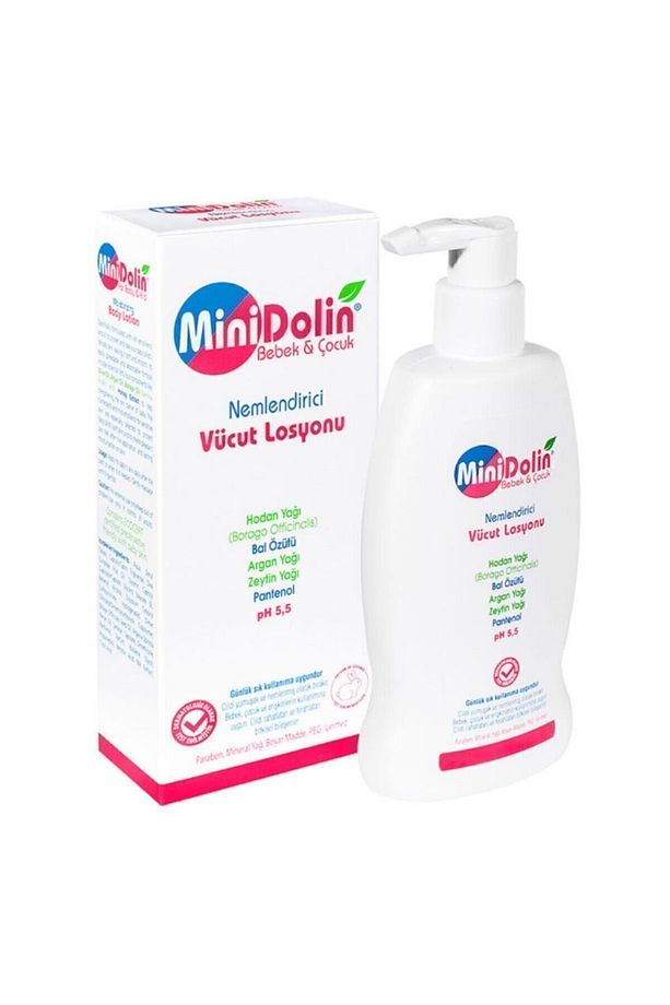 Minidolin Bebek Saç Ve Vücut Şampuanı 250 ml Minidolin Nemlendirici Vücut Losyonu 250 ml - 3