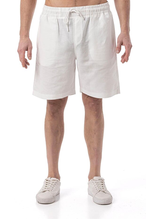 King Size Linen Shorts