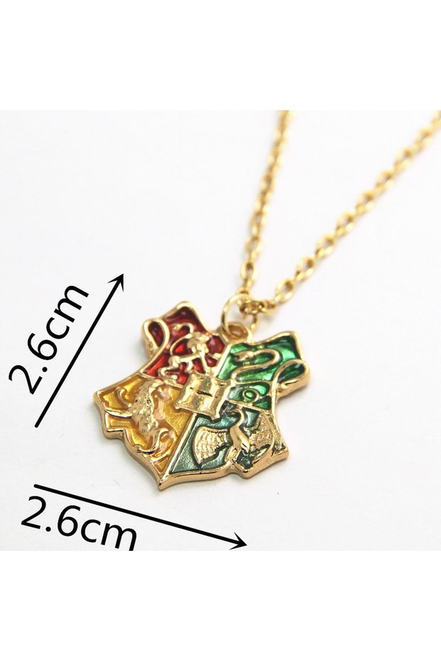Harry Potter Hogwarts Gryffindor Slytherin Ravenclaw Hufflepuff Sorting Hat Philosophers Stone Necklace