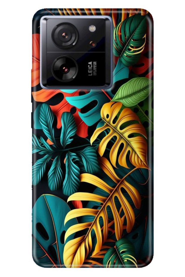 Xiaomi Mi 13t - 13t Pro Case Colorful Pattern Print Design Silicone Colorful Forest