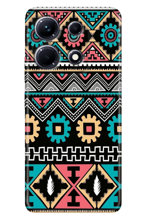 Infinix Note 30 Pro Case 6.67" Patterned Printed Flexible Silicone Cover Ethnic