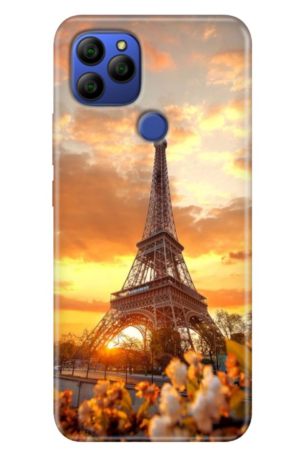 General Mobile Gm 21 Case Printed Silicone Case Uv Eiffel