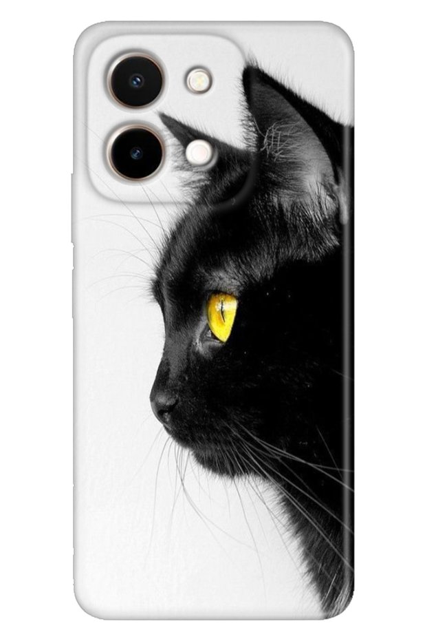 Case for Vivo Y28 6.68 "Pattern Silicone Hd Cover Cat Look