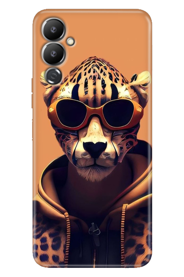 Tecno Pova Neo 4 Case Colorful Custom Drawing Flexible Silicone Tiger