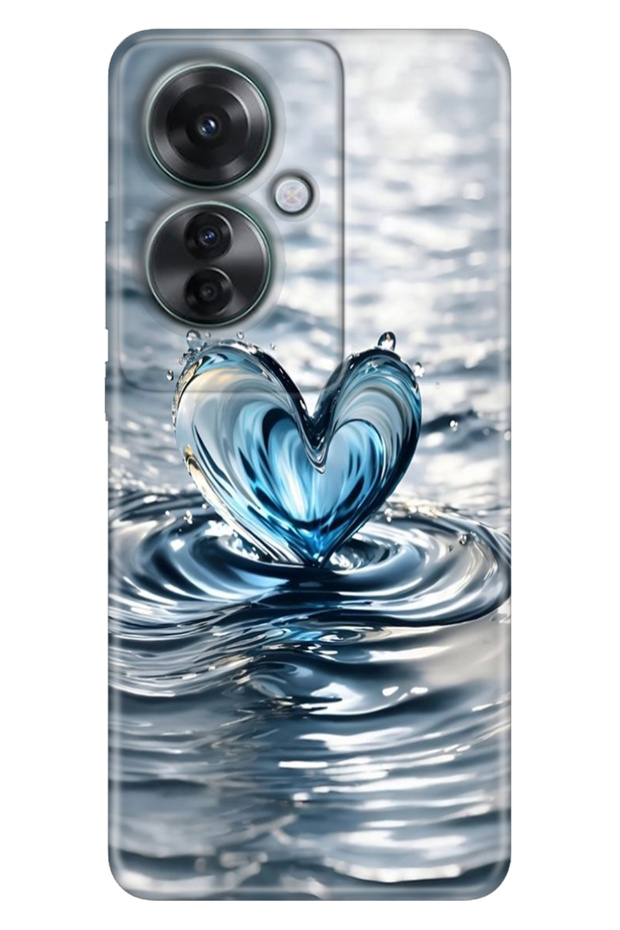 Oppo Reno 11 F 5g Case (Cph2603) Compatible Patterned Silicone Tpu Love Drop