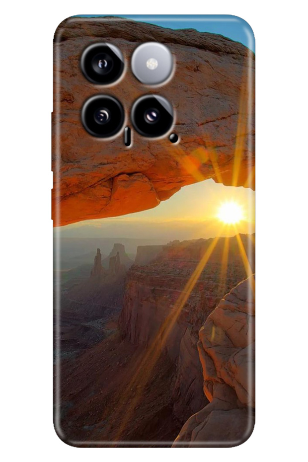 Case for Xiaomi Mi 14 Color Rubber Cover Silicone Sun