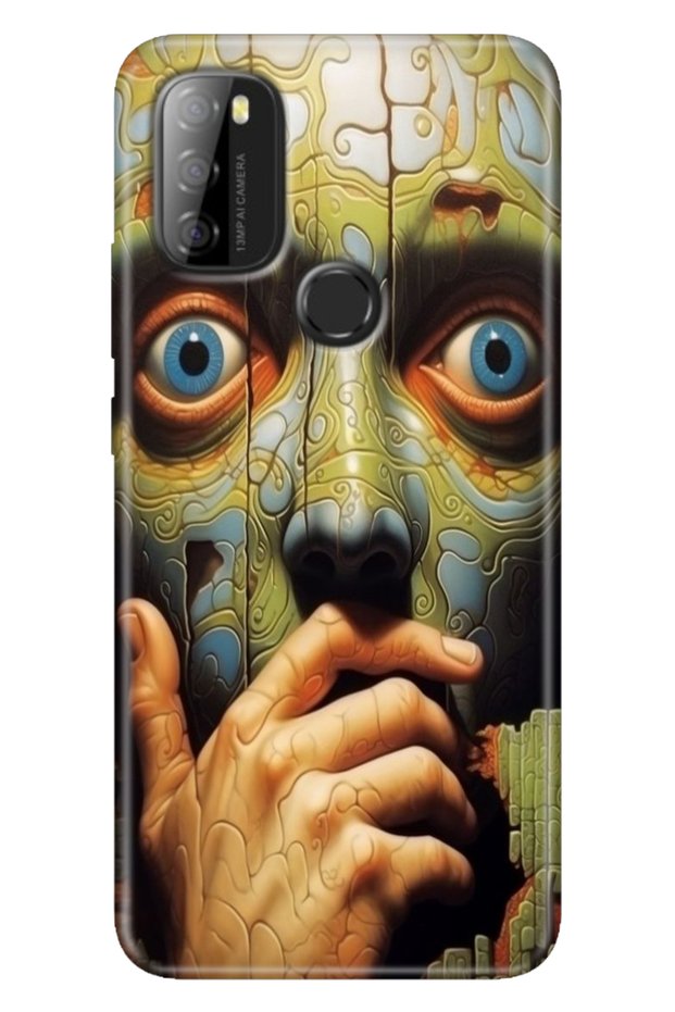 Reeder P13 Blue Max 2021 Case Rubber Printing Silicone Cover Illusion