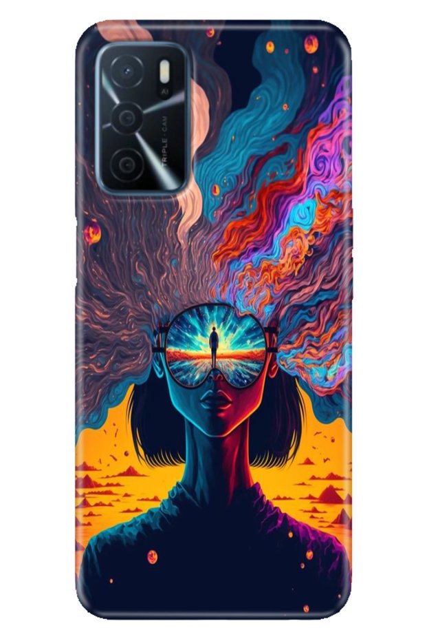 Oppo A16 Case (Cph2269) Compatible Silicone Design Stock Swirl