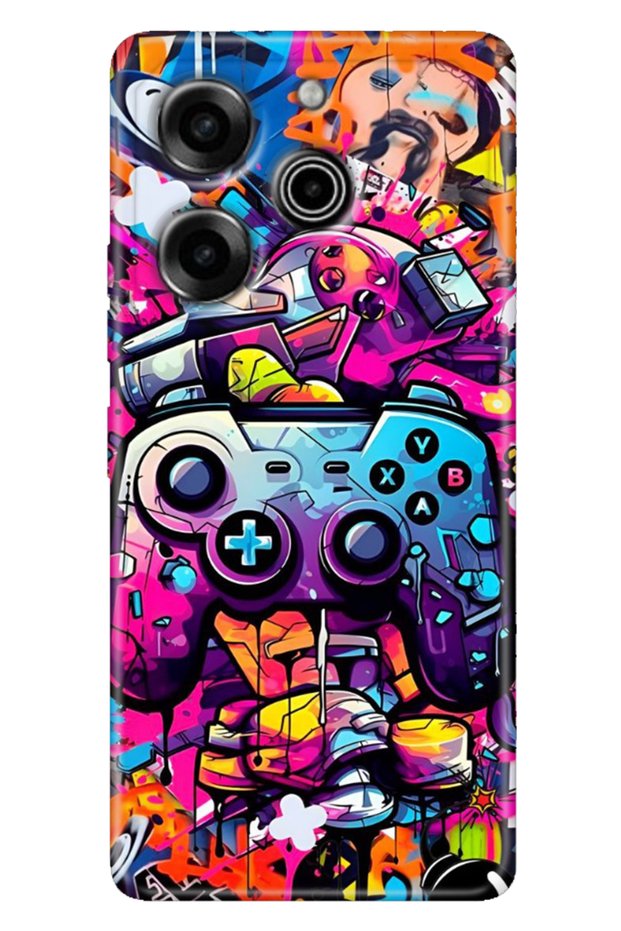 Tecno Pova 6 Pro Case Colorful Printing Soft Cover Flexible Silicone Gamer