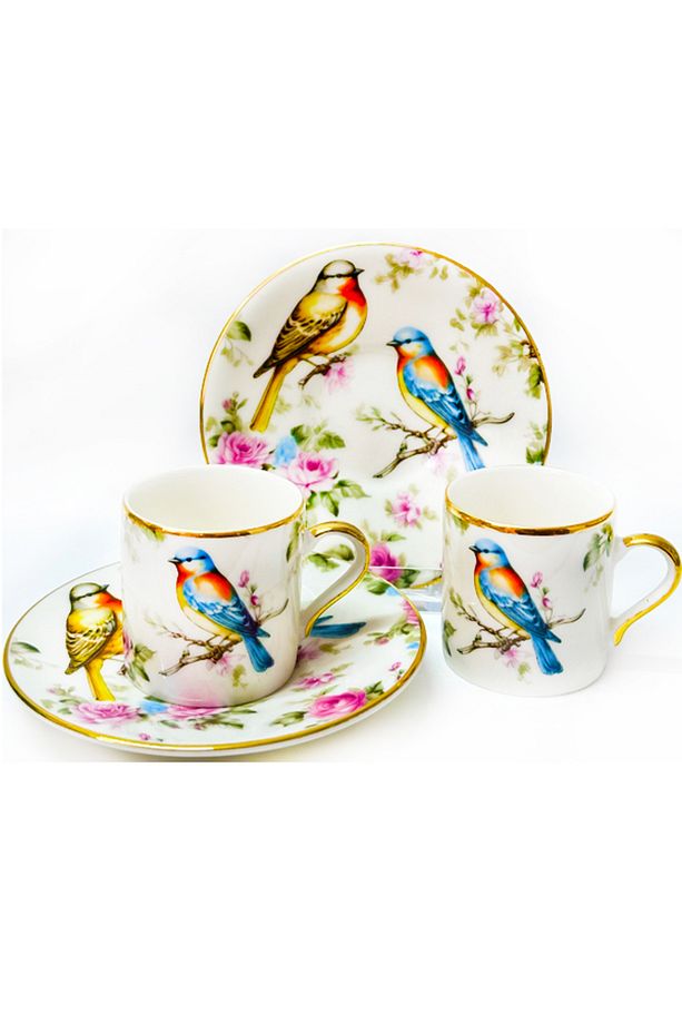 2 KİŞİLİK BIRD KAHVE FİNCAN TAKIMI - 2