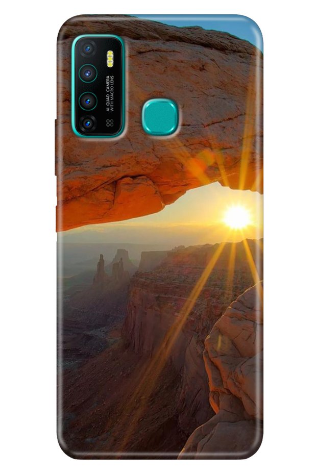 Case for Infinix Hot 9 Case Colorful Tpu Full Fit Silicone Sun