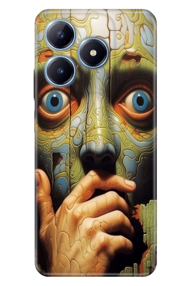 Realme C63 Case Colorful Printed Silicone Illusion