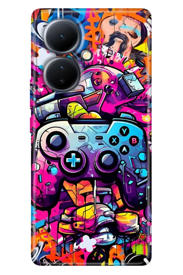 Vivo V29 Lite 5g Case Patterned Silicone Campaign Cover Gamer