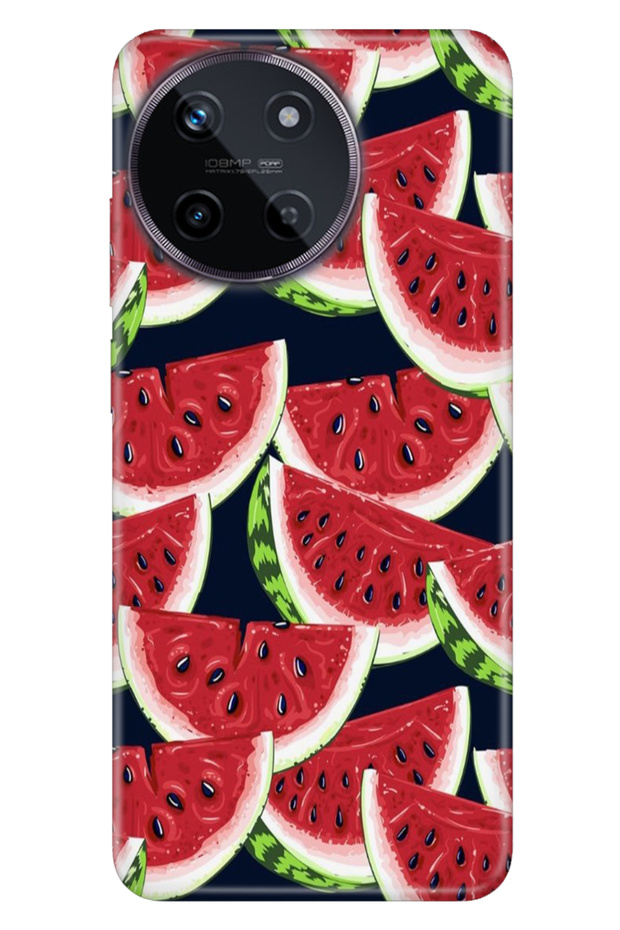 Realme 11 4g Case Colorful Trendy Patterned Silicone Tpu Special Design Watermelon