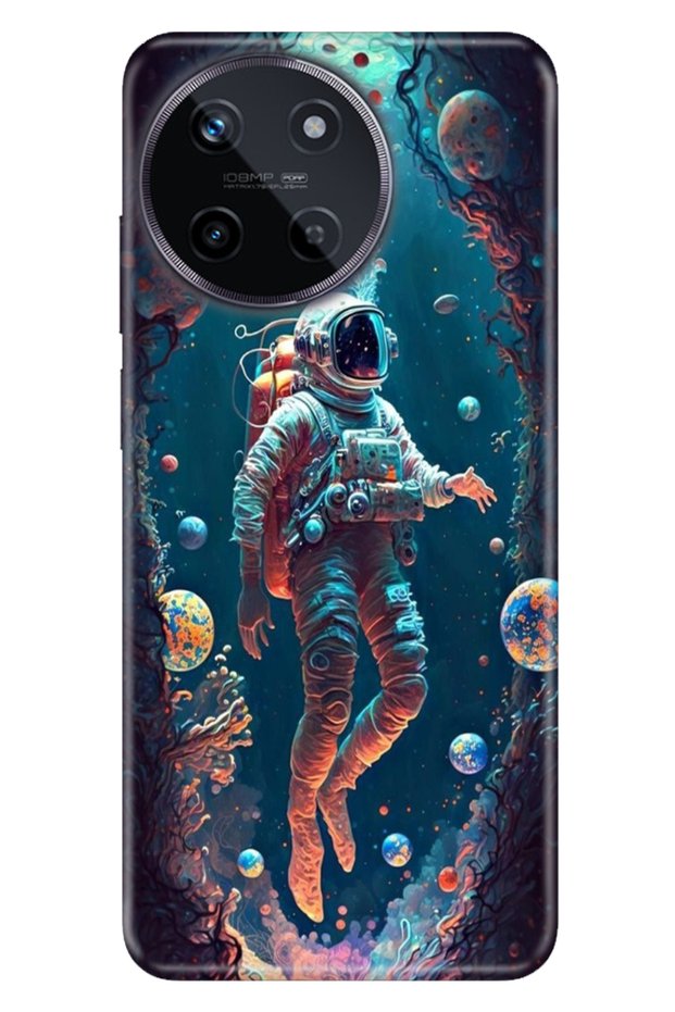 Case for Realme 11 4g Colorful Trendy Pattern Silicone Tpu Special Design Astronaut