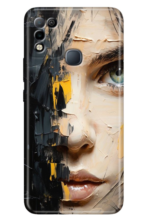 Case for Infinix Hot 10 Play Case Patterned Printed Flexible Silicone Cover Beauty