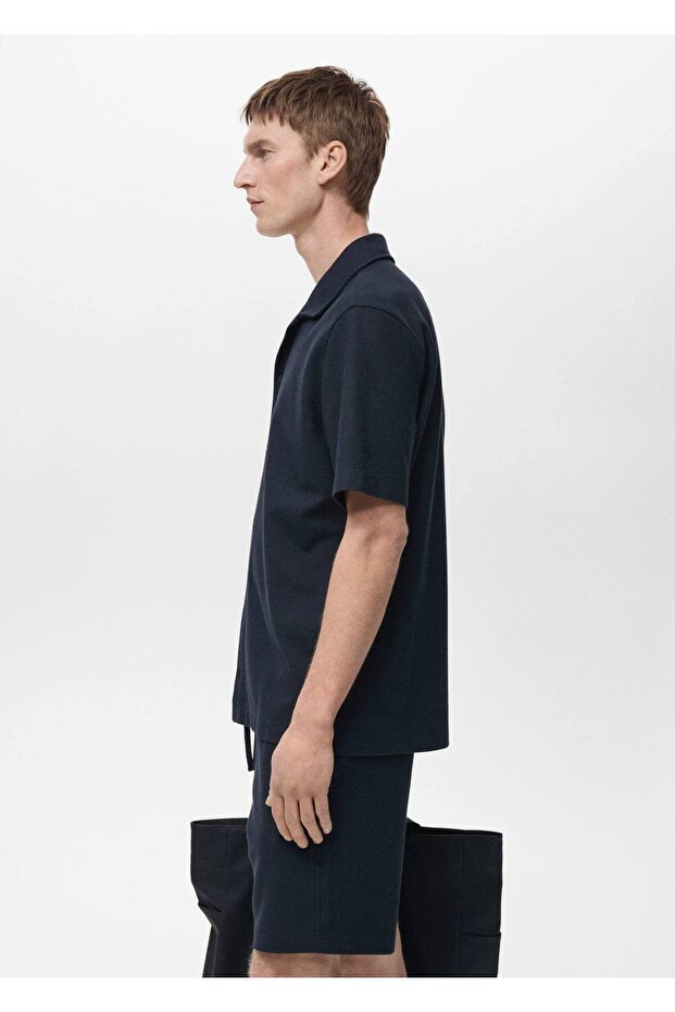 Kalıplı triko gömlek - 6