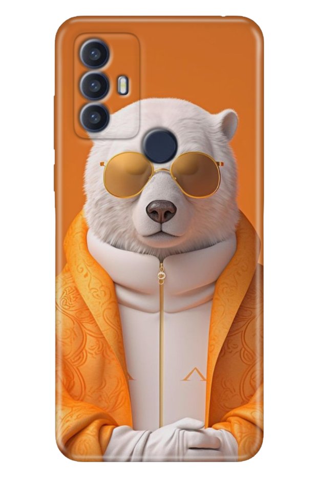 Tcl 30 Se Case Patterned Silicone Colorful Tpu Uv Style Bear