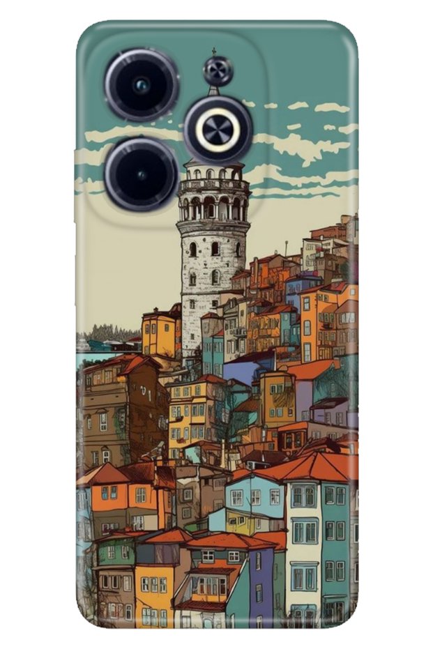 Infinix Hot 40I - Spark20 - 20C Case Themed B Printed Cover Galata