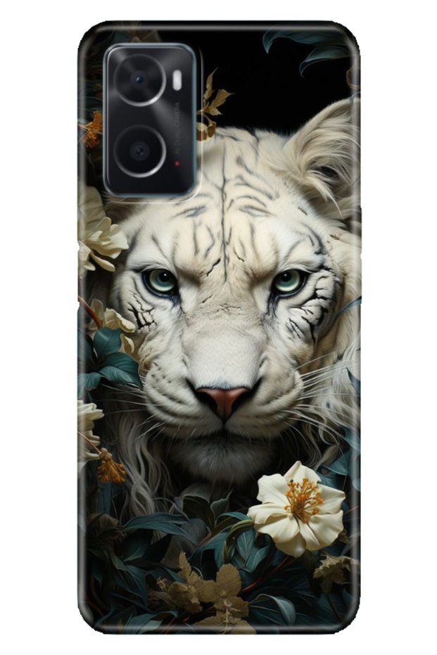 Oppo A76 Case Colorful Special Themed Patterned Silicone Tpu Stock Lion
