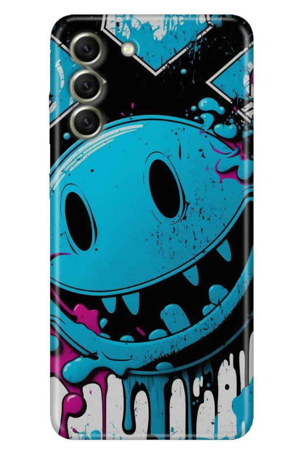 Samsung Galaxy S21 Fe Case Colorful Tpu Uv Printed Patterned Silicone Vintage Wall