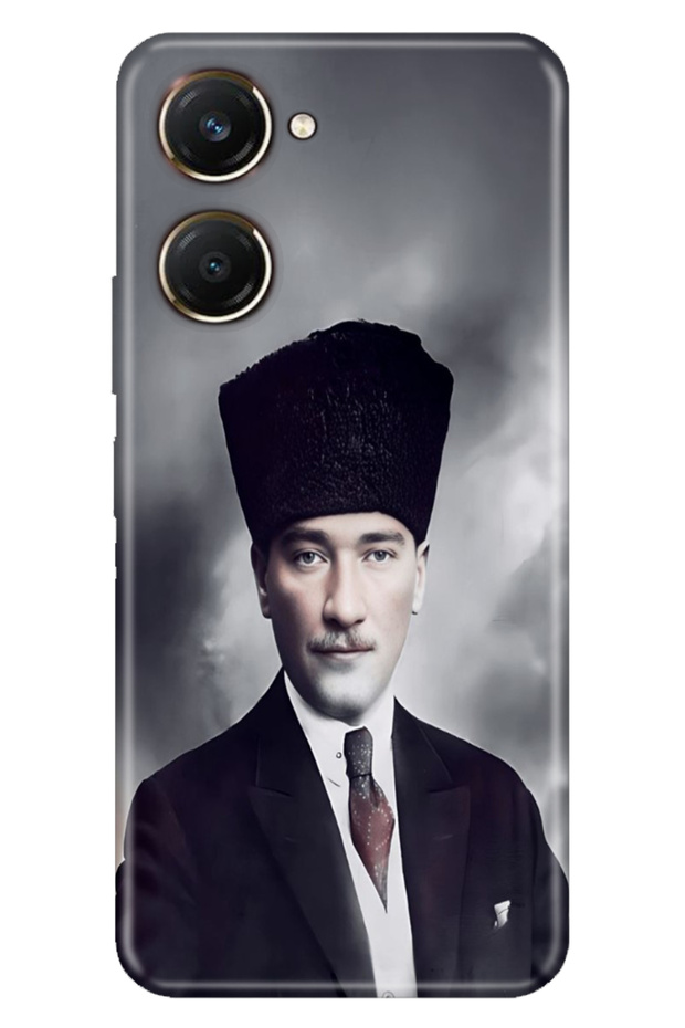 Vivo Y18 Case Patterned Silicone Vivo Y18 Cover Ataturk