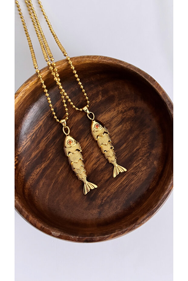 ÇELİK BALIK KOLYE ORTA BOY - 1