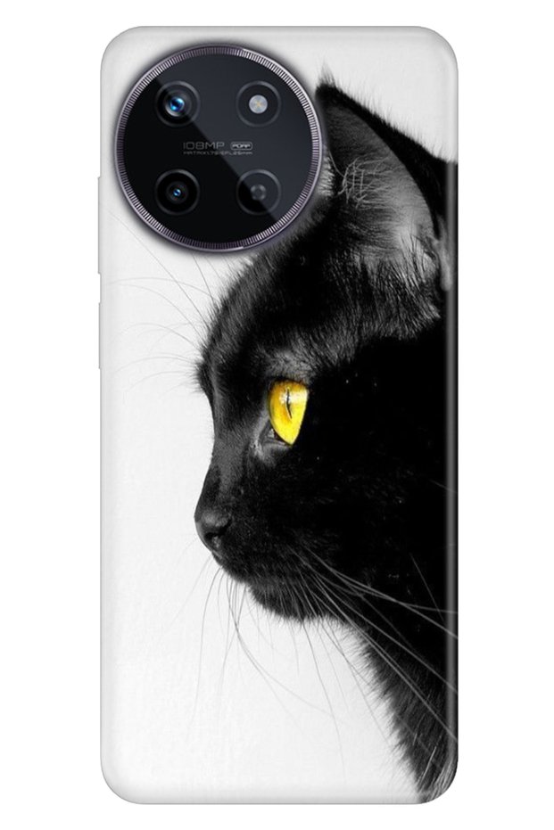 Realme 11 4g Case Colorful Trendy Patterned Silicone Tpu Special Design Cat Look
