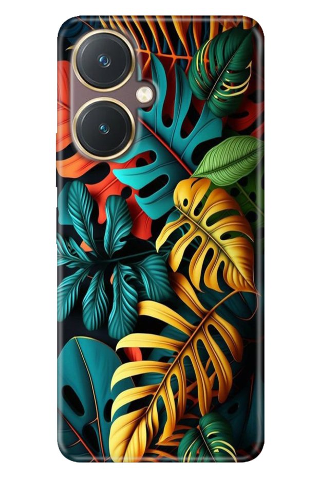 Vivo Y27 Case Colorful Tpu Uv Printed Patterned Silicone Colorful Forest