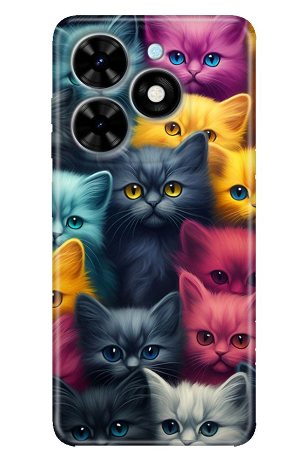 Tecno Spark Go 2024 Case Printed Flexible Silicone Cover Cat Army
