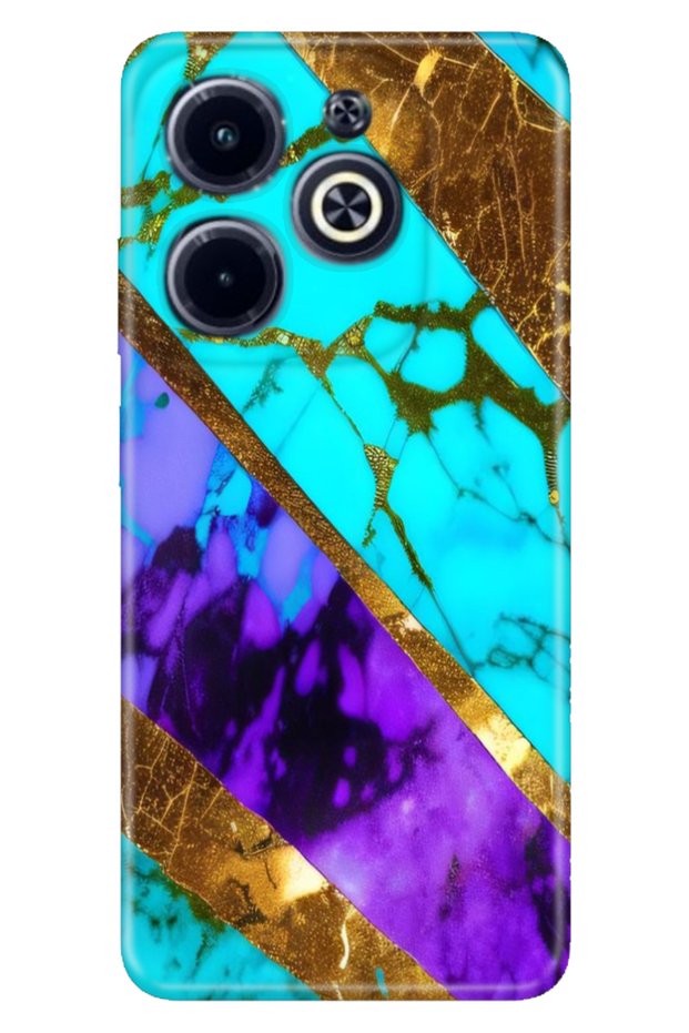 Infinix Hot 40I - Spark20 - 20C Case Themed B Printed Cover Nezih Marble