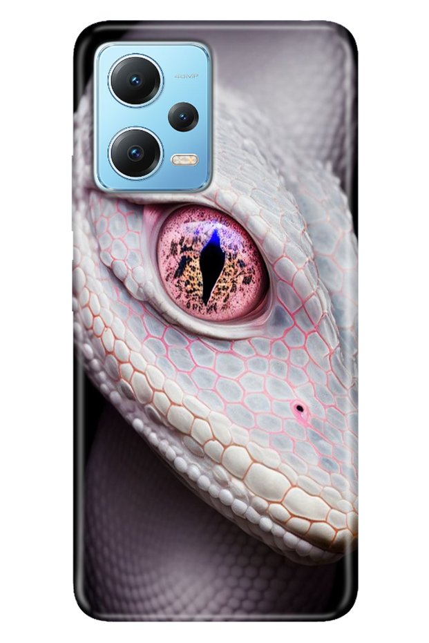 Redmi Note 12 5g Case Printed Textured Cover Silicone Female Cobra