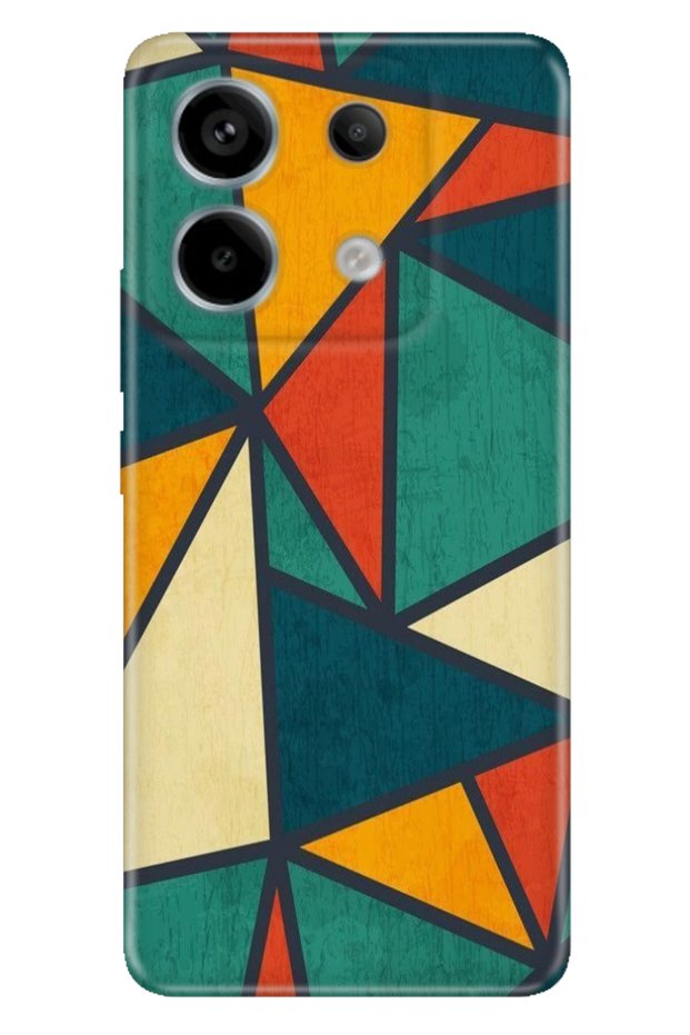 Redmi Note 13 Pro 5g / Poco X6 Case Colorful Flexible Silicone Themed Patterned Tpu Wall