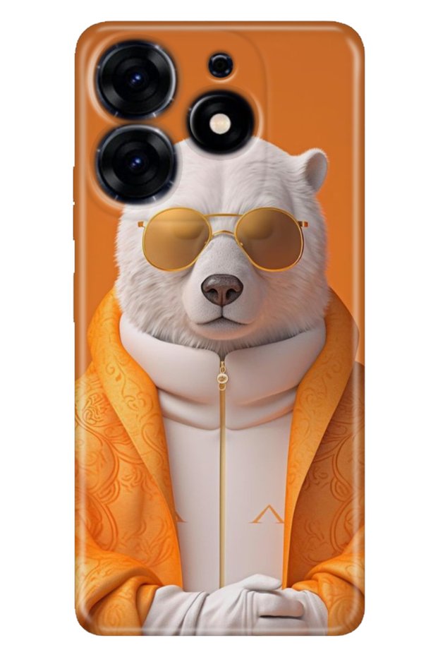 Tecno Spark 10 Pro Case Colorful Themed Patterned Tpu Style Silicone Style Bear